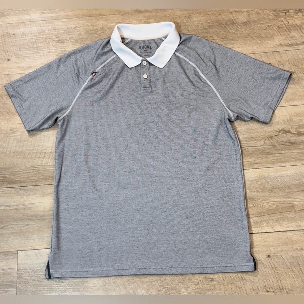 Rhone Men’s Delta Pique Performance Polo Size Large - Picture 2 of 7